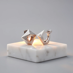 Art Deco Chevron Earrings